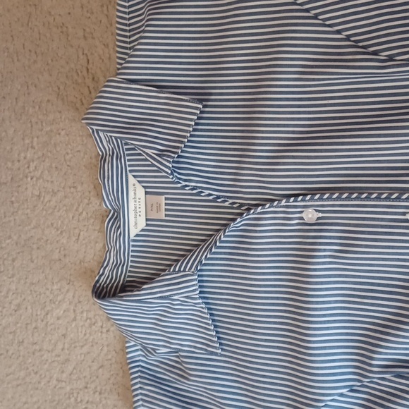 Christopher&Banks Petite Striped Button Down Top - Picture 11 of 14